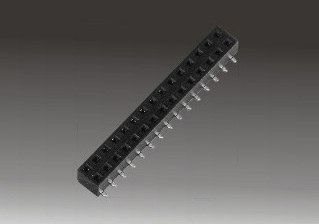 排母2.54mm Feamale Header,Dual Row, S.M.T
